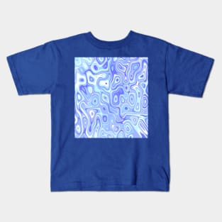 Blue purple blobs Kids T-Shirt